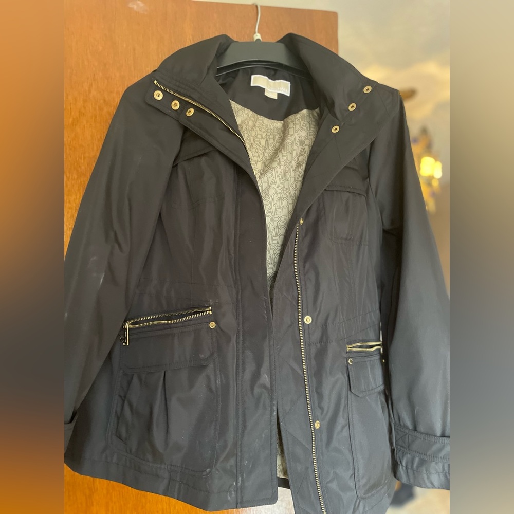 Michael Kors Black Jacket with Hood